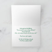 Siehst du kleine Schafe? Feiertagskarte (Innenseite)