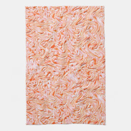 Sieht aus wie die Wand, die Farbe Lachs Geschirrtuch