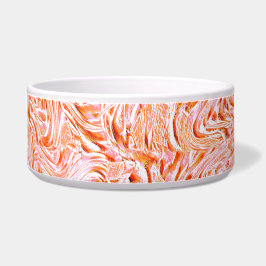 Sieht aus wie die Wand, die Farbe Lachs Napf