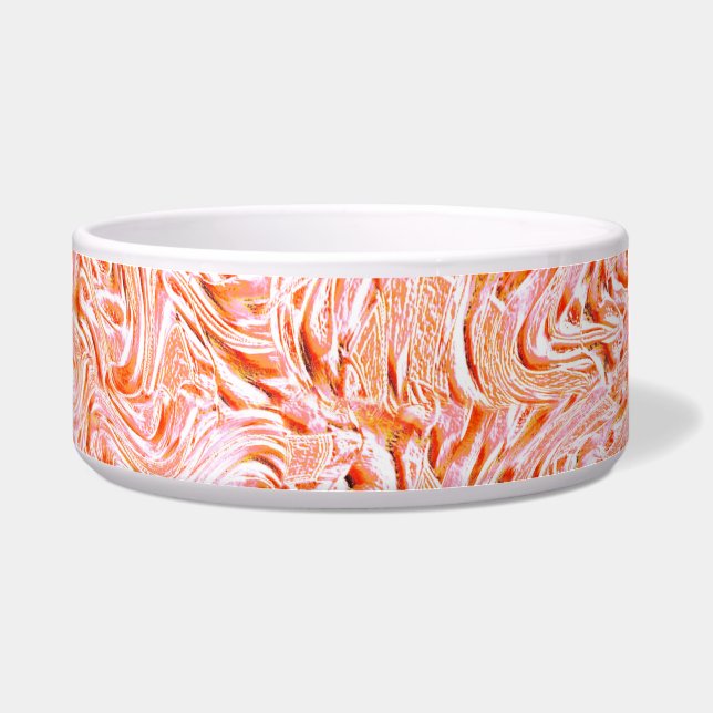 Sieht aus wie die Wand, die Farbe Lachs Napf (Vorderseite)