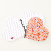 Sieht aus wie die Wand, die Farbe Lachs Notizblock (Innenseite)