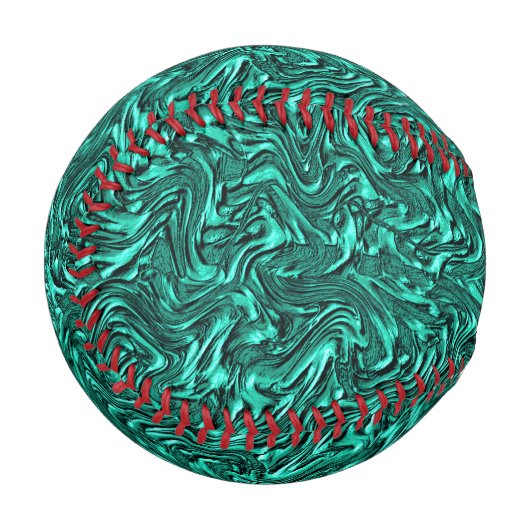 Sieht aus wie ein Jadegrün mit einer Wandstruktur Baseball (Vorderseite Links)