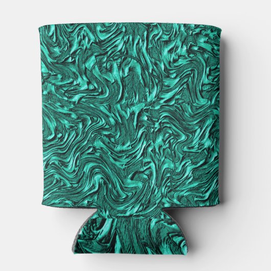 Sieht aus wie ein Jadegrün mit einer Wandstruktur Dosenkühler (Rückseite)