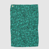 Sieht aus wie ein Jadegrün mit einer Wandstruktur Golfhandtuch (Vorderseite)