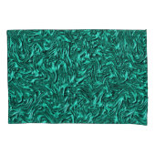 Sieht aus wie ein Jadegrün mit einer Wandstruktur Kissenbezug (Vorderseite-Links)