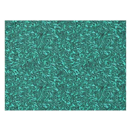 Sieht aus wie ein Jadegrün mit einer Wandstruktur Tischdecke (Vorderseite (Horizontal))