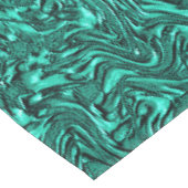 Sieht aus wie ein Jadegrün mit einer Wandstruktur Tischdecke (Schrägansicht)