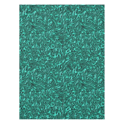 Sieht aus wie ein Jadegrün mit einer Wandstruktur Tischdecke (Vorderseite)