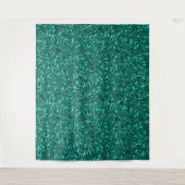 Sieht aus wie ein Jadegrün mit einer Wandstruktur Wandteppich (Vorderseite)