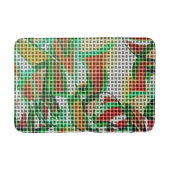 Sieht aus wie ein Korb über einem Foto Gras Badematte (Vorderseite)