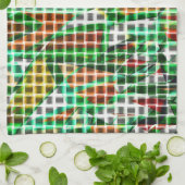 Sieht aus wie ein Korb über einem Foto Gras Geschirrtuch (Gefaltet)