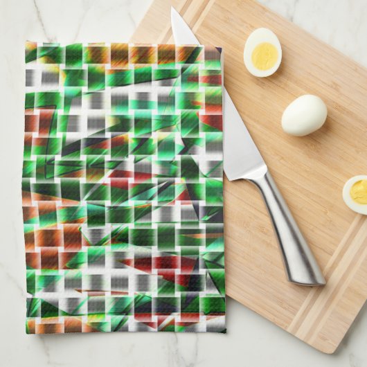 Sieht aus wie ein Korb über einem Foto Gras Geschirrtuch (Viertel Falte)