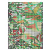 Sieht aus wie ein Korb über einem Foto Gras Tischdecke (Vorderseite)