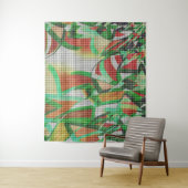 Sieht aus wie ein Korb über einem Foto Gras Wandteppich (Beispiel)