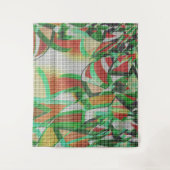 Sieht aus wie ein Korb über einem Foto Gras Wandteppich (Vorderseite)