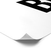 Sieht aus wie ein Mädchen, das wie eine Lady arbei Poster (Ecke)