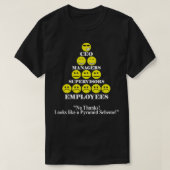 Sieht aus wie ein Pyramidensystem-T-Shirt, das in T-Shirt (Design vorne)