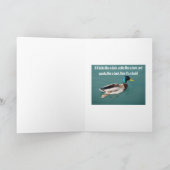 sieht aus wie eine Ente, läuft wie eine Ente und.. Karte (Innenseite)