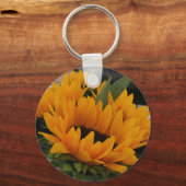 Sieht aus wie eine Sonnenblume Schlüsselanhänger (Vorderseite)