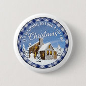 Sieht aus wie Weihnachten Button (Vorderseite)