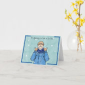 Sieht aus wie Winter ASL Card Karte (Gelbe Blume)