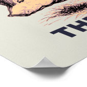 Sieht das aus wie das Gesicht der Barmherzigkeit? Poster (Ecke)