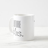 Sieht dieser Ring mich Verlobt aus? Tasse? Kaffeetasse (Vorderseite Links)