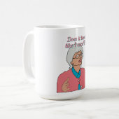 Sieht es so aus, als wäre es mir wichtig? kaffeetasse (Vorderseite Links)