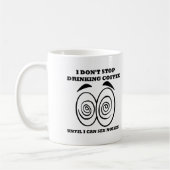 Sieht Geräusche Lustig Kaffeetasse oder Reisebeche (Links)