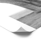 Sieht mein Bauch groß aus Poster (Ecke)