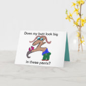 Sieht mein Hintern in diesen Ameisen groß aus? Karte (Gelbe Blume)