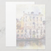 Sieht Od Venedig an, das im künstlerischen Briefpapier (Vorne/Hinten)