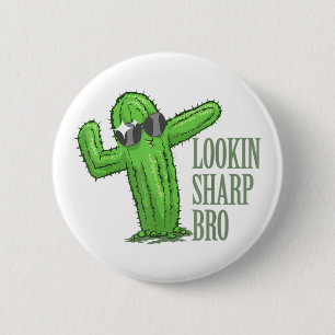 Sieht scharf aus Bruder Button