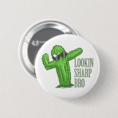 Sieht scharf aus Bruder Button (Vorne & Hinten)