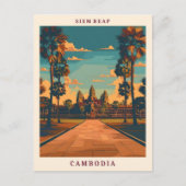 Siem Reap Cambodia New Orleans Club Postkarte (Vorderseite)