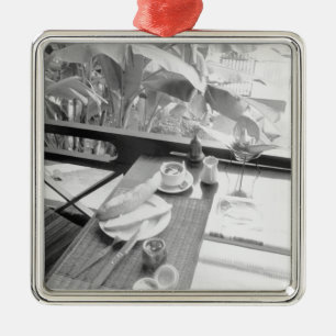 Siem Reap Kambodscha, kontinentales Frühstück Ornament Aus Metall