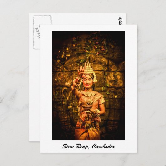 Siem Reap, Kambodscha Postkarte (Vorne/Hinten)