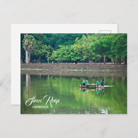Siem Reap, Kambodscha Postkarte (Vorne/Hinten)