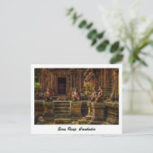 Siem Reap, Kambodscha Postkarte (Stehend Vorderseite)