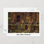 Siem Reap, Kambodscha Postkarte (Vorne/Hinten)