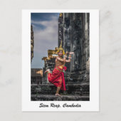 Siem Reap, Kambodscha Postkarte (Vorderseite)
