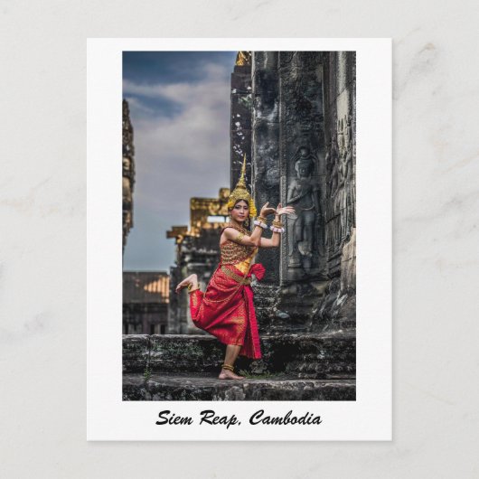 Siem Reap, Kambodscha Postkarte (Vorderseite)