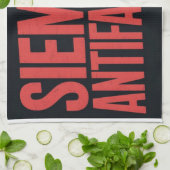 Siempre Antifascista Geschirrtuch (Gefaltet)