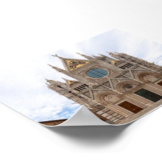 Siena Cathedral Poster (Ecke)