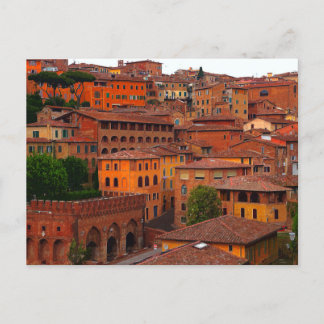 Siena Cityscape Toskana Italien Postkarte