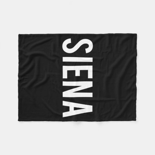 Siena - Cool New Funny Name Fan Gift Tee  Fleecedecke (Vorderseite (Horizontal))
