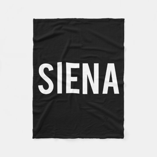 Siena - Cool New Funny Name Fan Gift Tee  Fleecedecke (Vorderseite)