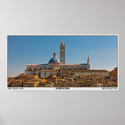 Siena - Duomo di Siena Poster (Vorne)