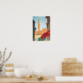 Siena Italien Jahrgang Reise Poster (Küche)