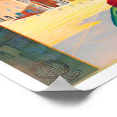 Siena Italien Jahrgang Reise Poster (Ecke)